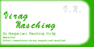 virag masching business card